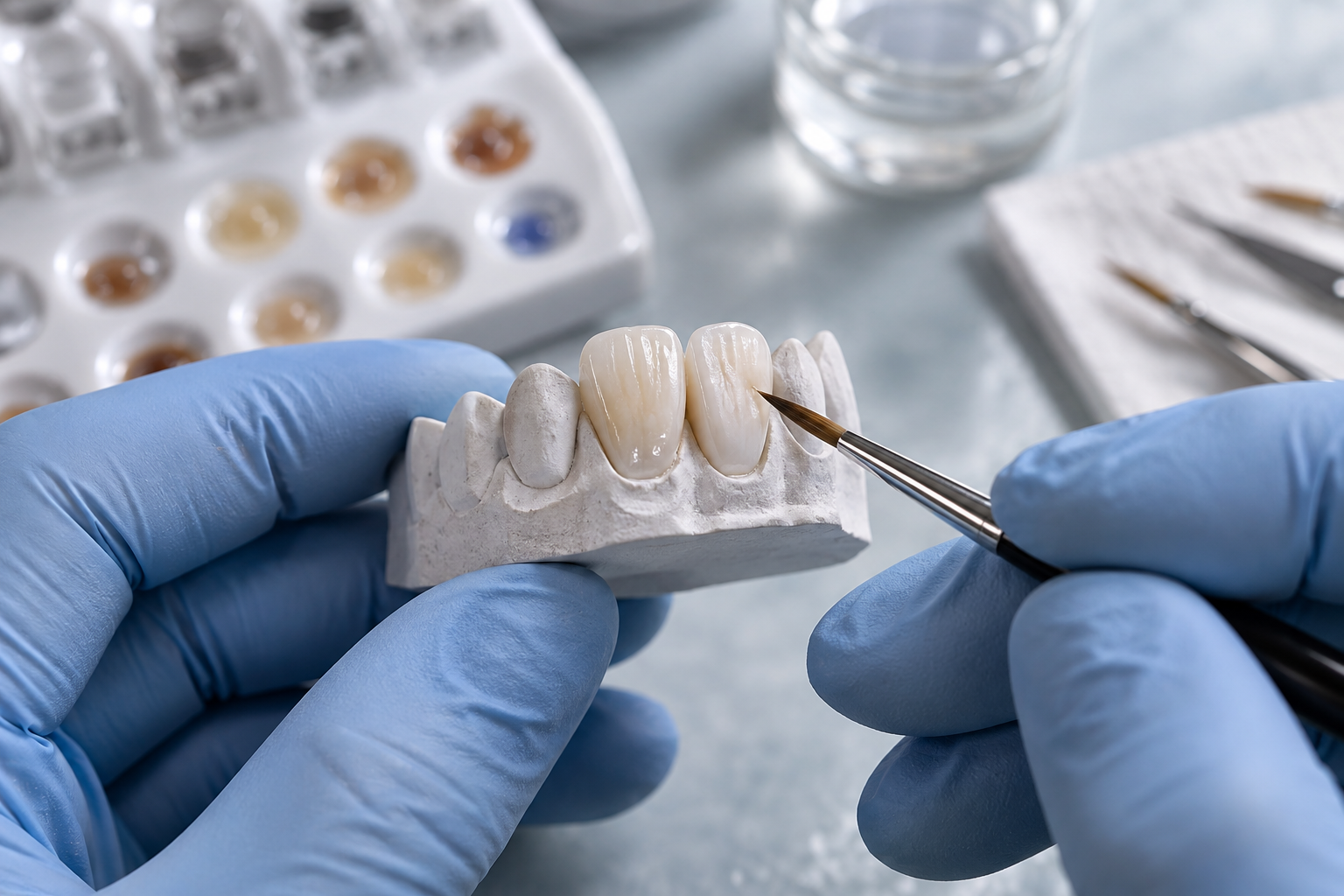 Manual Ceramic Staining & Finishing